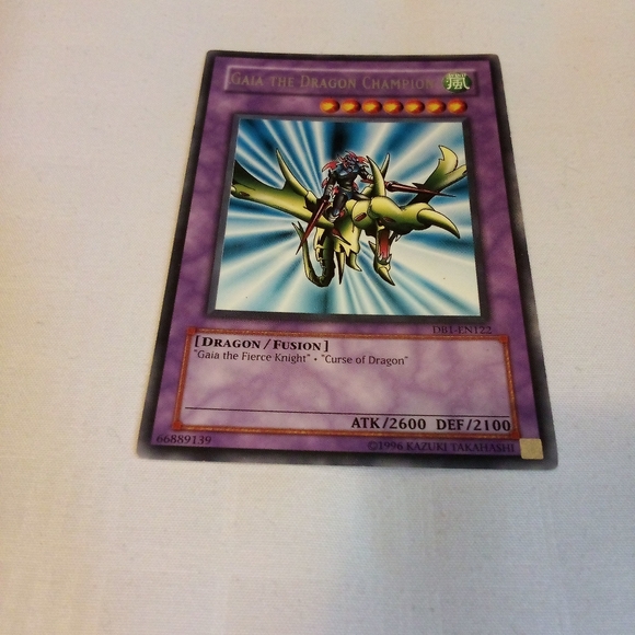 Konami | Toys | Yugioh Gaia The Dragon Champion Dben122 Unlimited Edition  Rare | Poshmark